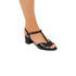 Sandali neri con cinturino per il tallone con tacco 5 cm Lora Ferres, Donna, SKU w042000330, Immagine 0